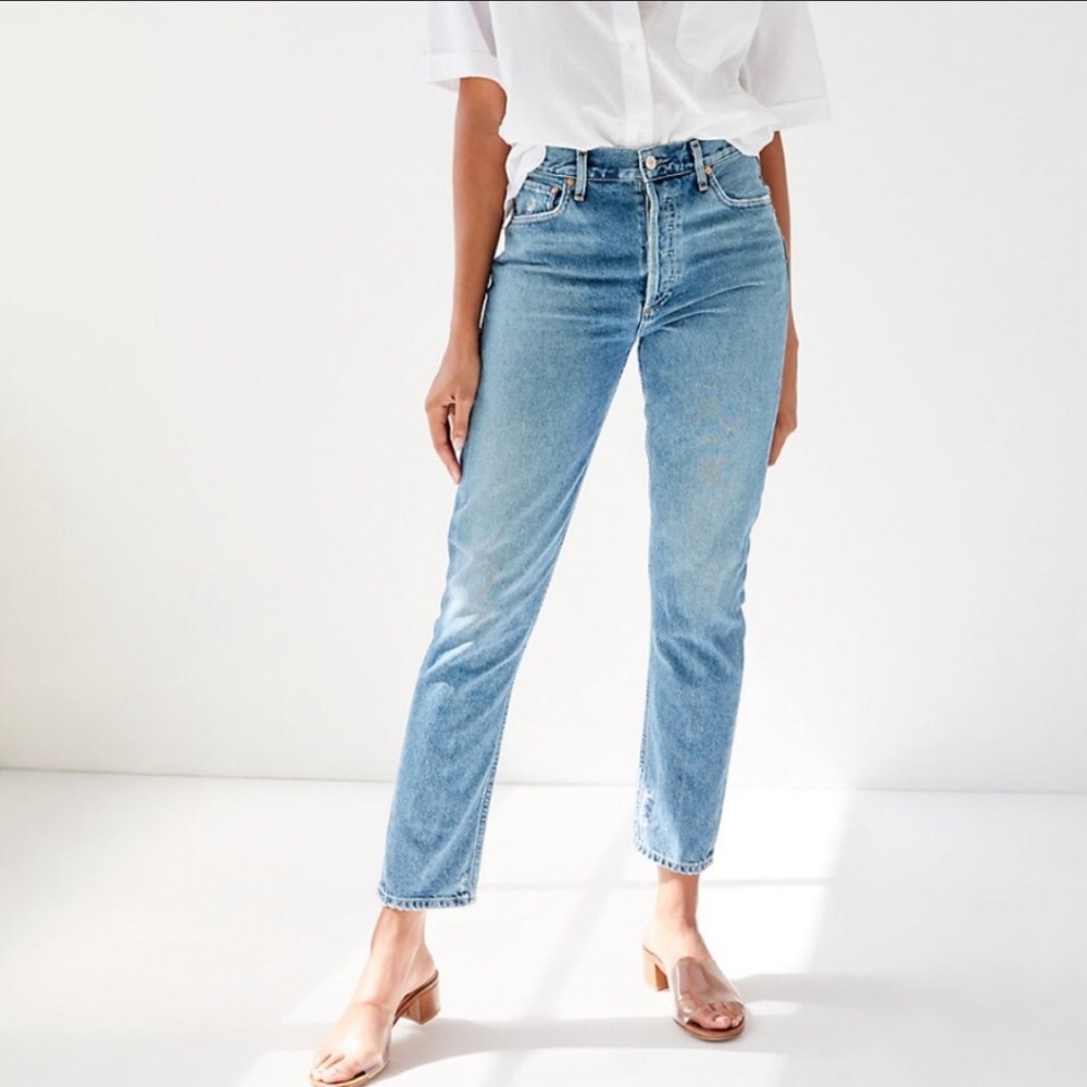 Agolde Jamie Feel Good High Rise Classic Jean 24